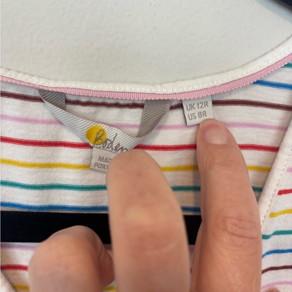 Boden Rainbow V-Neck Dolman Sleeve Maxi Dress Medium - Picture 4 of 7